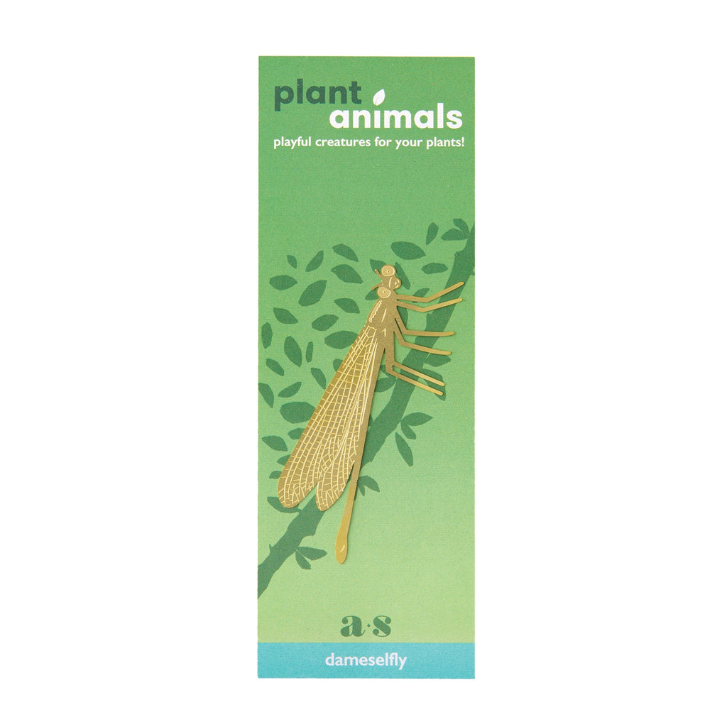 Brass Plant Accessory: Damselfly - Freshie & Zero Studio Shop