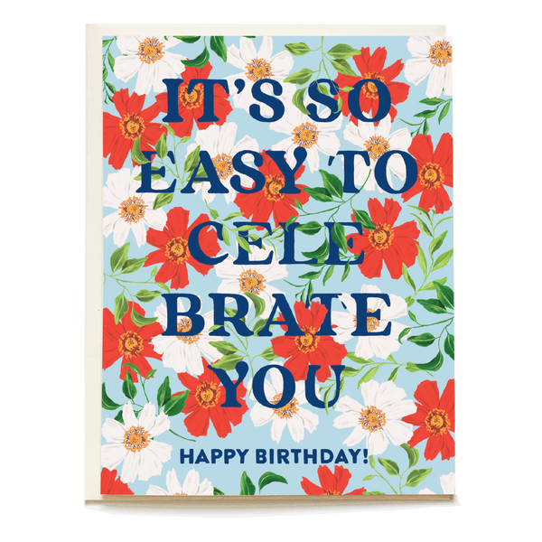Meadow Birthday Greeting Card - Freshie & Zero Studio Shop