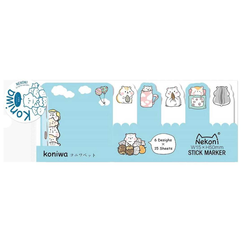 chipmunk nekoni koniwa sticky note set