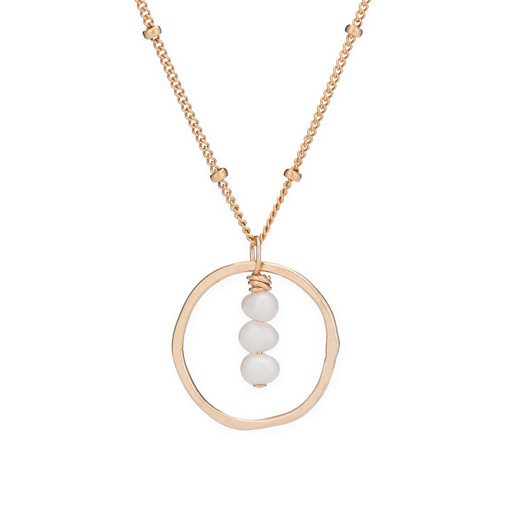 Treble Necklace - White Pearl - Freshie & Zero