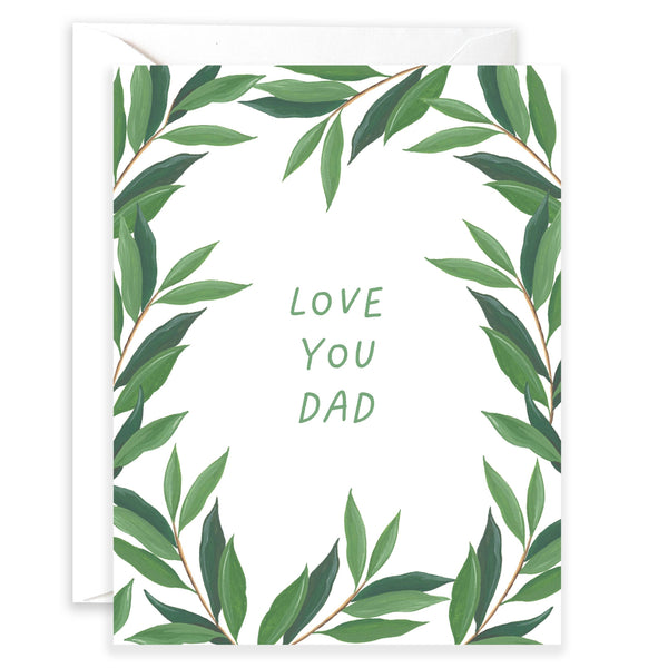 Love You Dad - Father's Day Card - Freshie & Zero Studio Shop