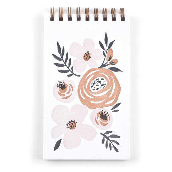 Folk Floral - Reporter Notebook - Freshie & Zero Studio Shop