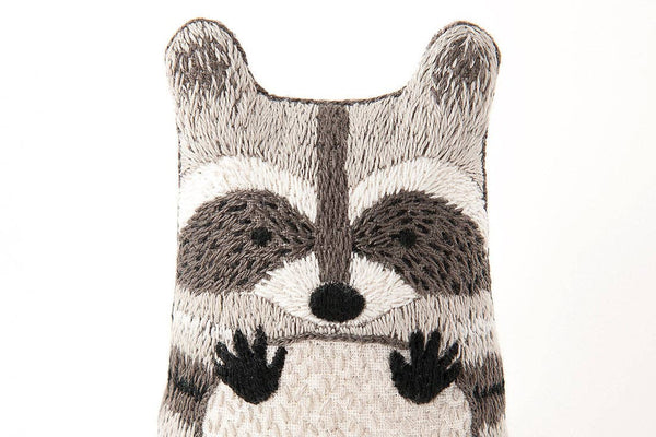 Embroidery Kit, Raccoon | Level 3 - Freshie & Zero Studio Shop
