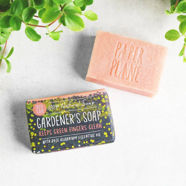 Gardener's Soap: Rose Geranium by Paper Plane - Freshie & Zero Studio Shop