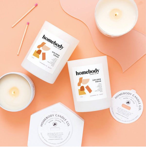 Homebody Candle: Golden Hour - Freshie & Zero Studio Shop