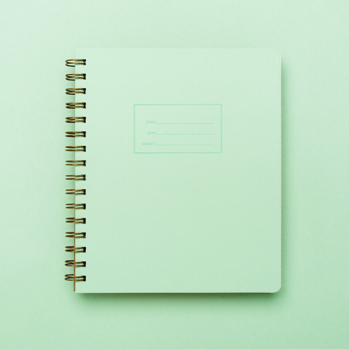 Blank Notebook by Shorthand Press: Mint - Freshie & Zero Studio Shop
