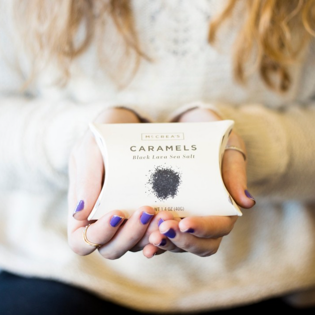 McCrea's Caramels: Black Lava Sea Salt Caramels - Freshie & Zero Studio Shop