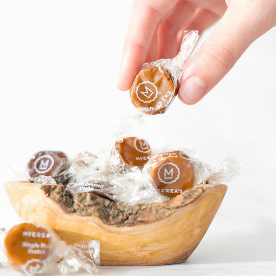 McCrea's Caramels: Black Lava Sea Salt Caramels - Freshie & Zero Studio Shop
