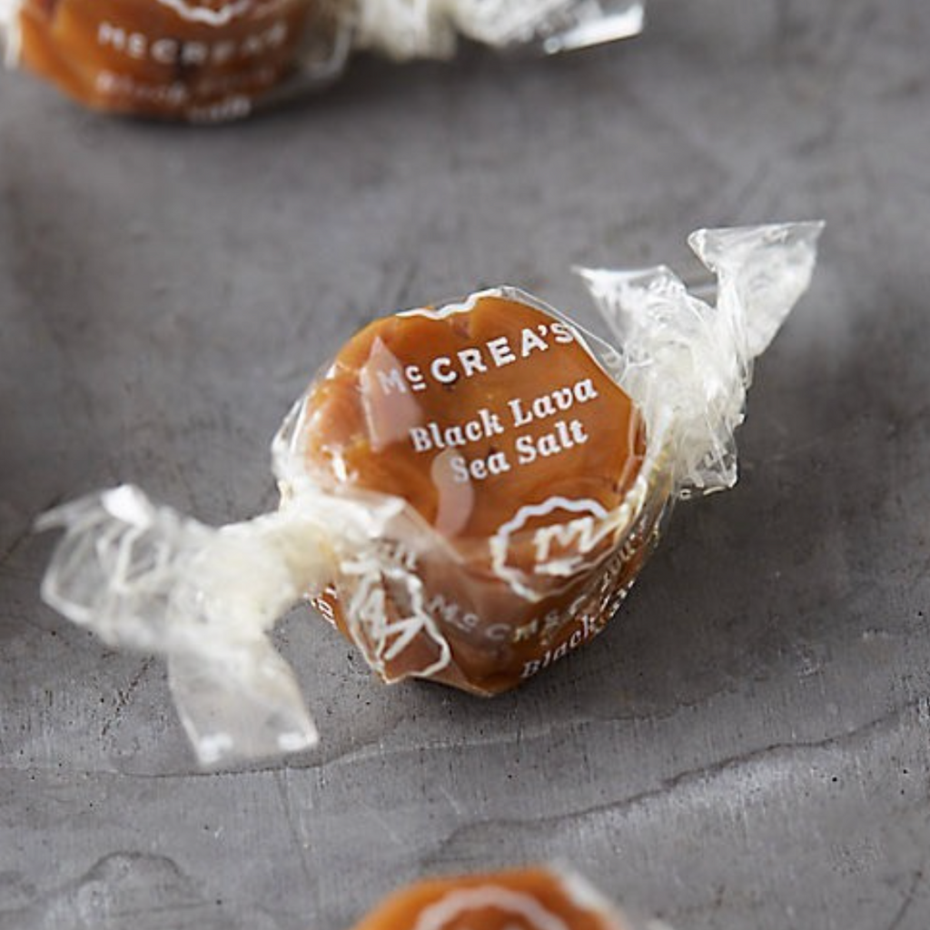 McCrea's Caramels: Black Lava Sea Salt Caramels - Freshie & Zero Studio Shop