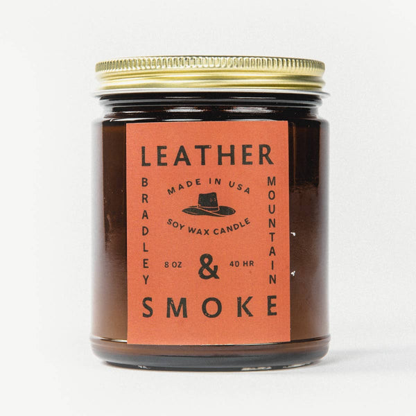 Leather & Smoke Candle by Bradley Mountain - Freshie & Zero Studio Shop