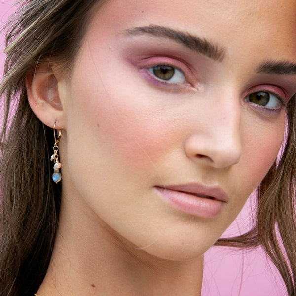 chloe labradorite earrings - Freshie & Zero Studio Shop