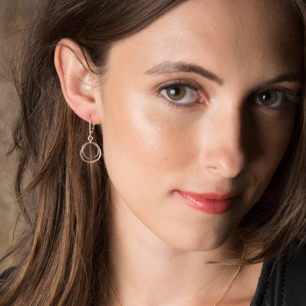 mini antique caldera earrings - Freshie & Zero