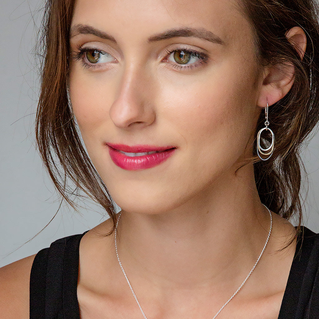 mixed flame earrings - Freshie & Zero