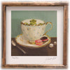 Janet Hill Art Print: Frog in Teacup 4"x4" - Freshie & Zero Studio Shop