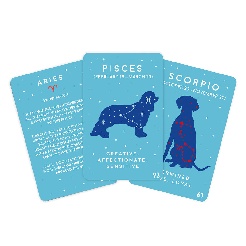 Paw-mistry Zodiac Cards: Dog Edition - Freshie & Zero Studio Shop