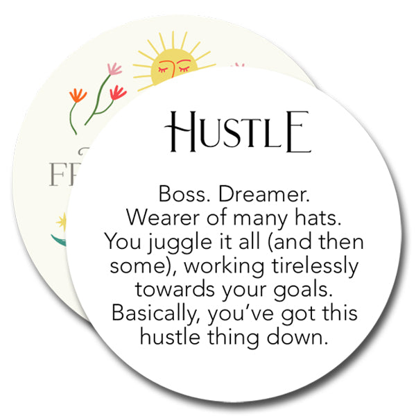 hustle necklace - boss lady - Freshie & Zero Studio Shop