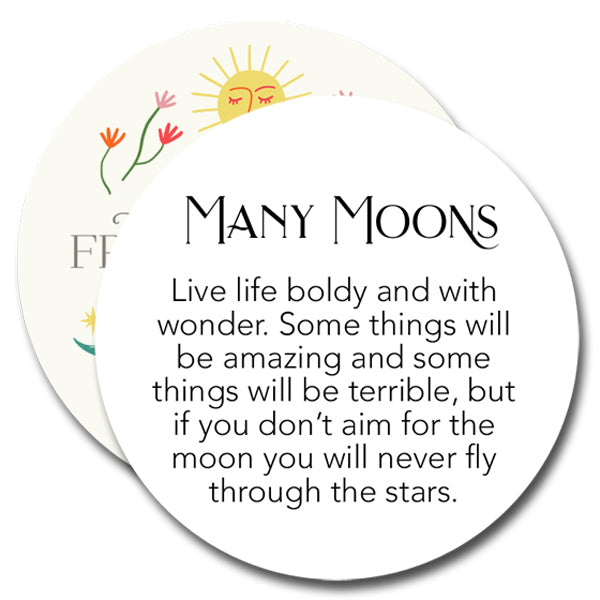 large many moons necklace - follow your dreams - Freshie & Zero Studio Shop