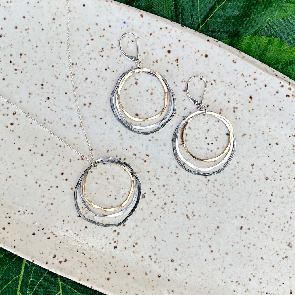 mixed caldera earrings - Freshie & Zero Studio Shop