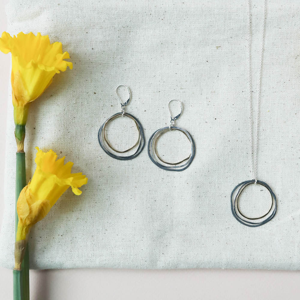 mixed caldera earrings - Freshie & Zero Studio Shop