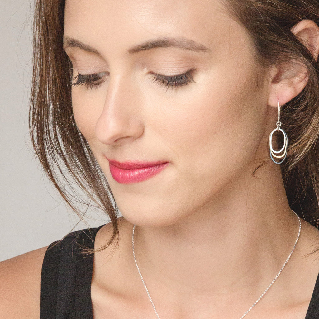 mixed flame earrings - Freshie & Zero Studio Shop