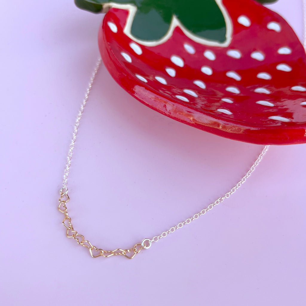 bitsy hearts necklace - Freshie & Zero Studio Shop