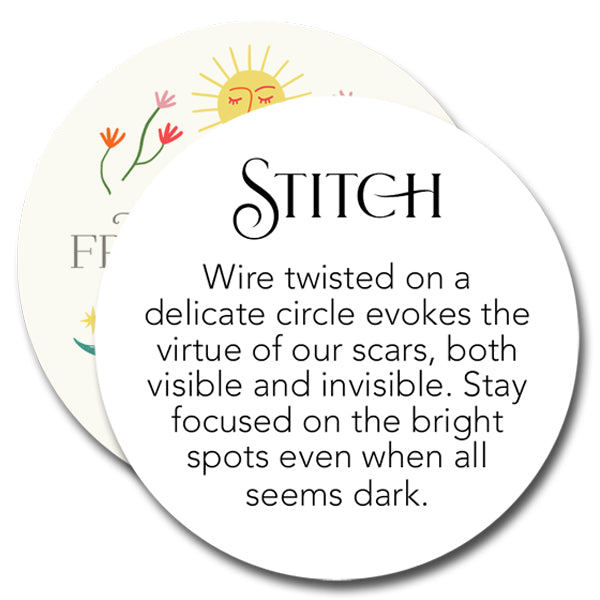 antique stitch earrings - Freshie & Zero Studio Shop