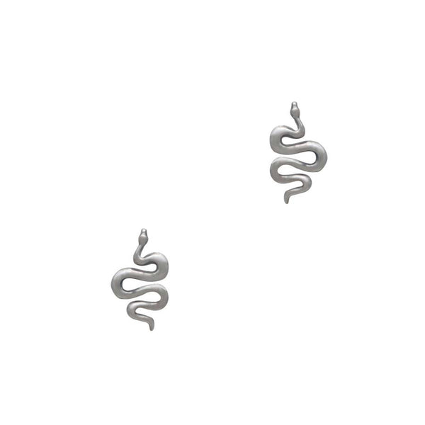 Tiny Stud Earrings: Snake - Freshie & Zero Studio Shop