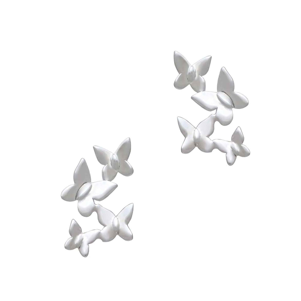 Tiny Stud Earrings: Butterfly Cluster - Freshie & Zero Studio Shop