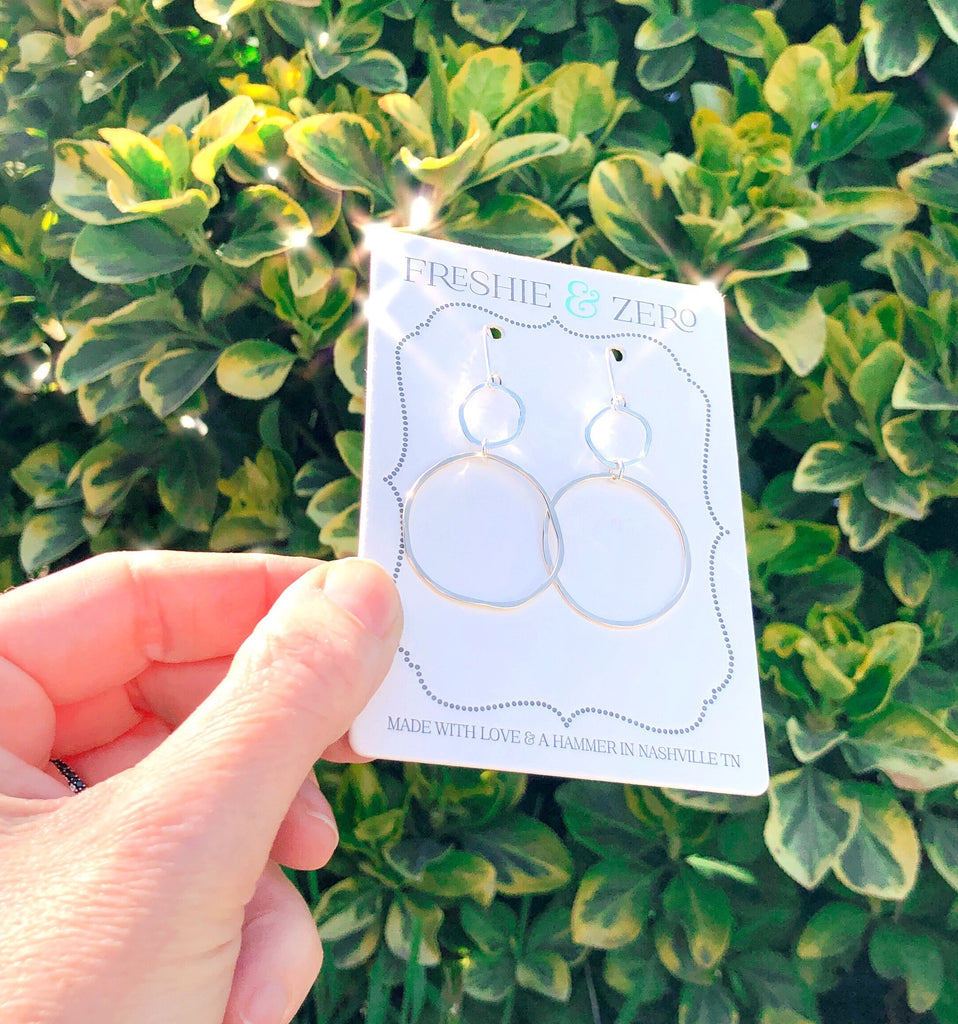 uplift golden earrings - Freshie & Zero Studio Shop