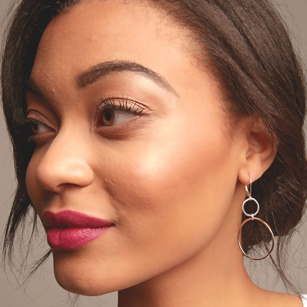 uplift golden earrings - Freshie & Zero