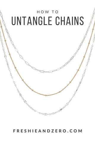 Tips for Untangling Jewelry Chains