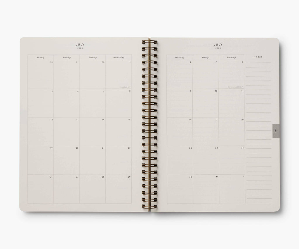 2026 Dahlia 12-Month Softcover Spiral Planner - Freshie & Zero Studio Shop
