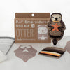 Embroidery Kit, Otter | Level 3 - Freshie & Zero Studio Shop