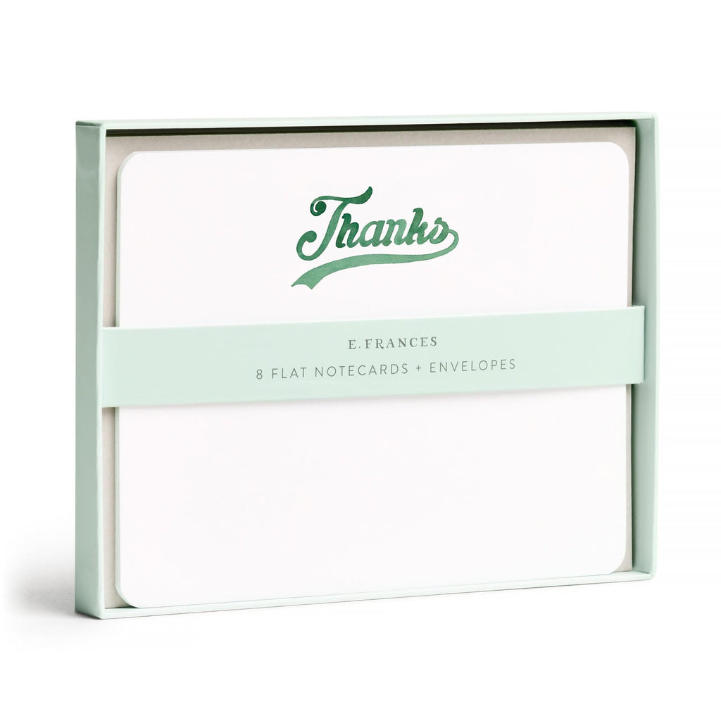 Varsity Thanks Flat Note Set - Freshie & Zero Studio Shop