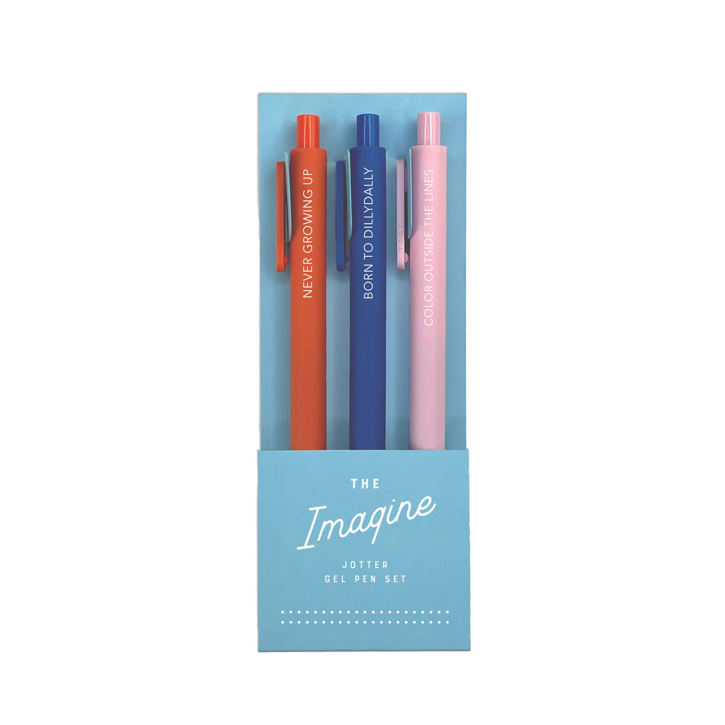 Imagine Gel Pen Jotters Set - Freshie & Zero Studio Shop