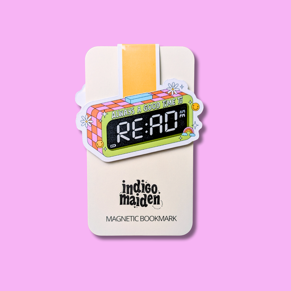 Always a Good Time to Read Magnetic Bookmark - Freshie & Zero Studio Shop