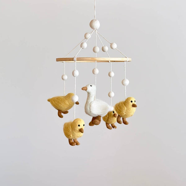 Felt Baby Mobile - Ducks - Freshie & Zero Studio Shop