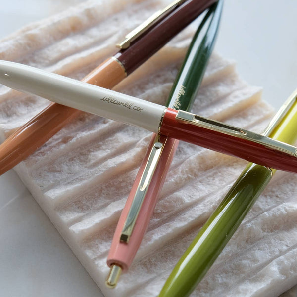 Retro Pen Set of Four | Desert Tones - Freshie & Zero Studio Shop