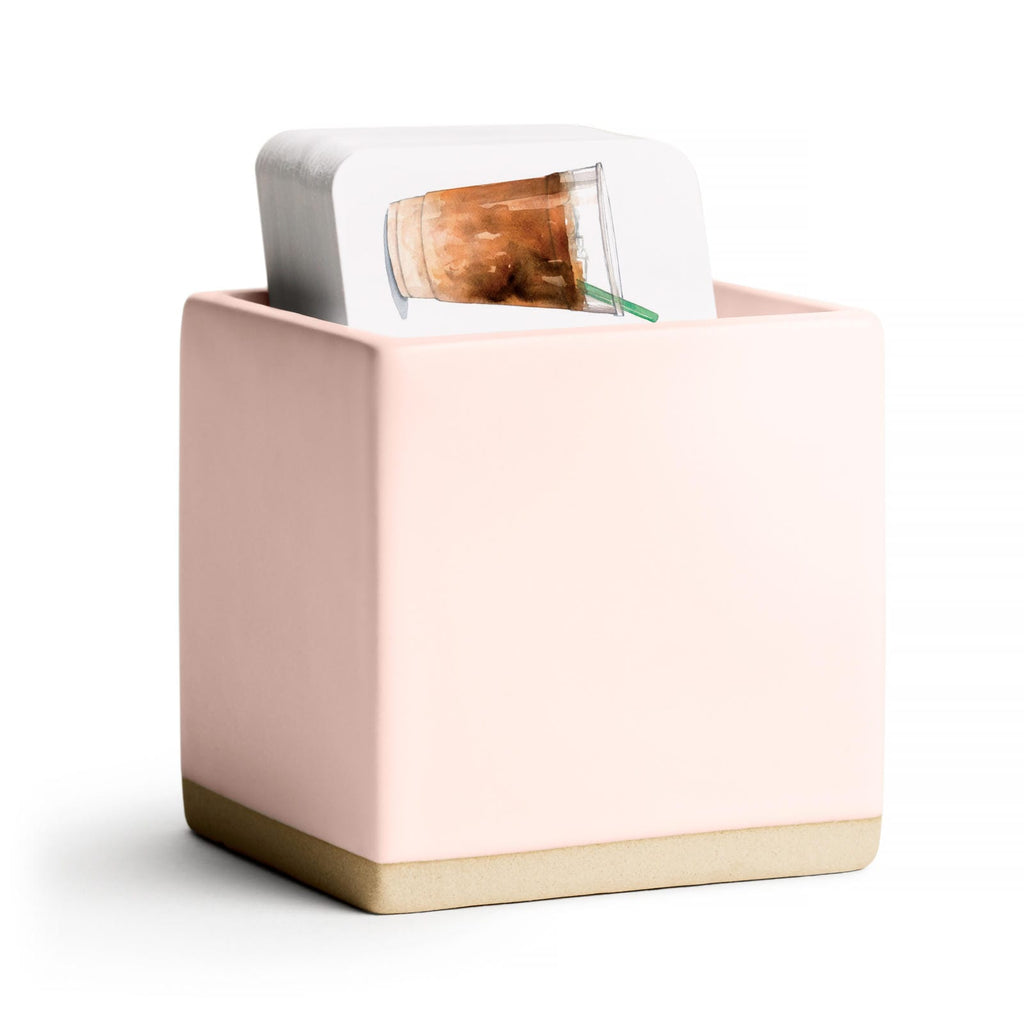 Petal Pink Little Notes® Ceramic Holder - Freshie & Zero Studio Shop