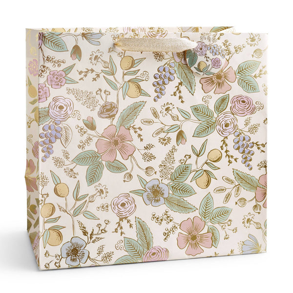 Colette Cream Floral Gift Bag by Rifle Paper - Freshie & Zero Studio Shop