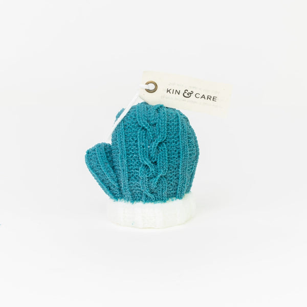 Mitten Shaped Candles by Kin & Care: Teal - Freshie & Zero Studio Shop
