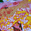 Caroline Clark Desert Mountain #2 art print featuring layered desert mountains in warm earthy tones