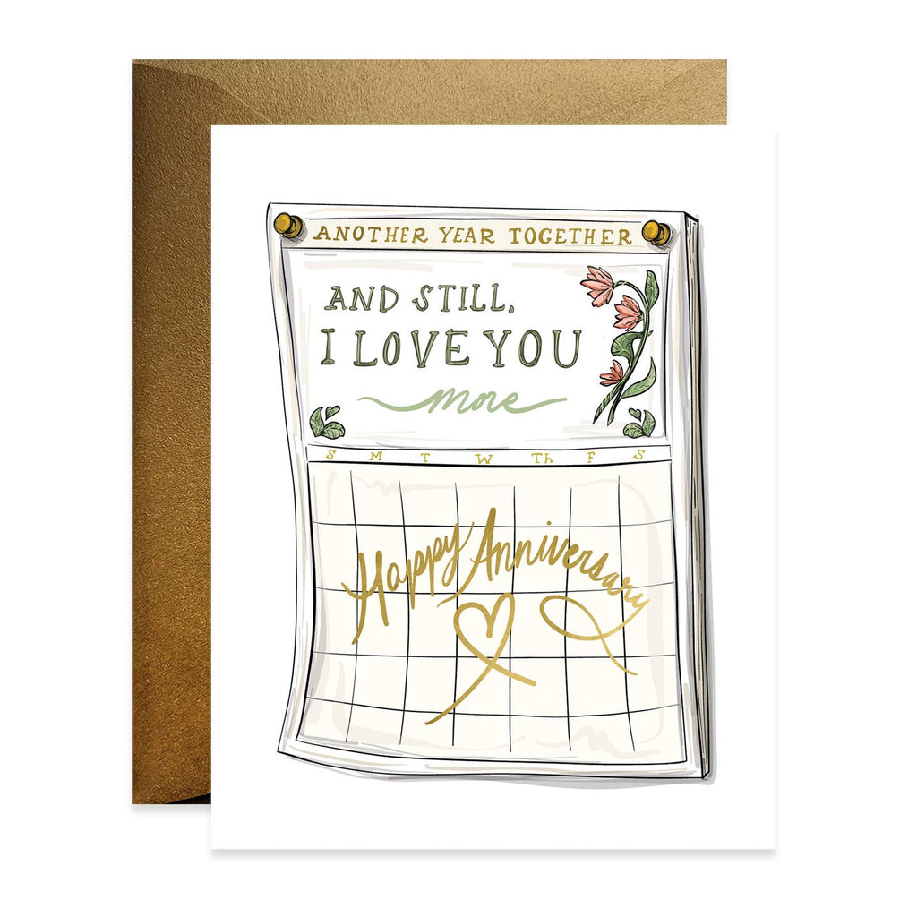 Another Year and I Still Love You Anniversary Card - Freshie & Zero Studio Shop