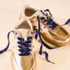 Velvet Ribbon Shoelaces - Blue - Freshie & Zero Studio Shop