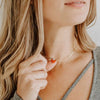 Strawberry Ceramic Pendant Handmade Necklace - Freshie & Zero Studio Shop