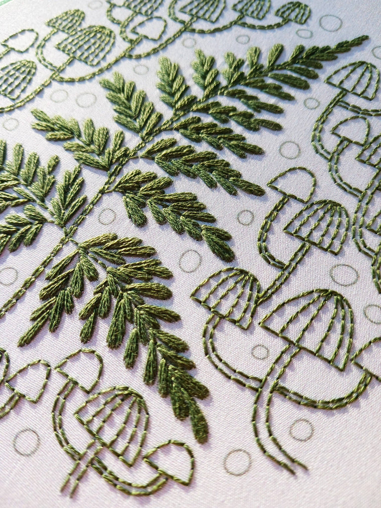 Fern and Friends Embroidery Kit by Cozyblue - Freshie & Zero Studio Shop