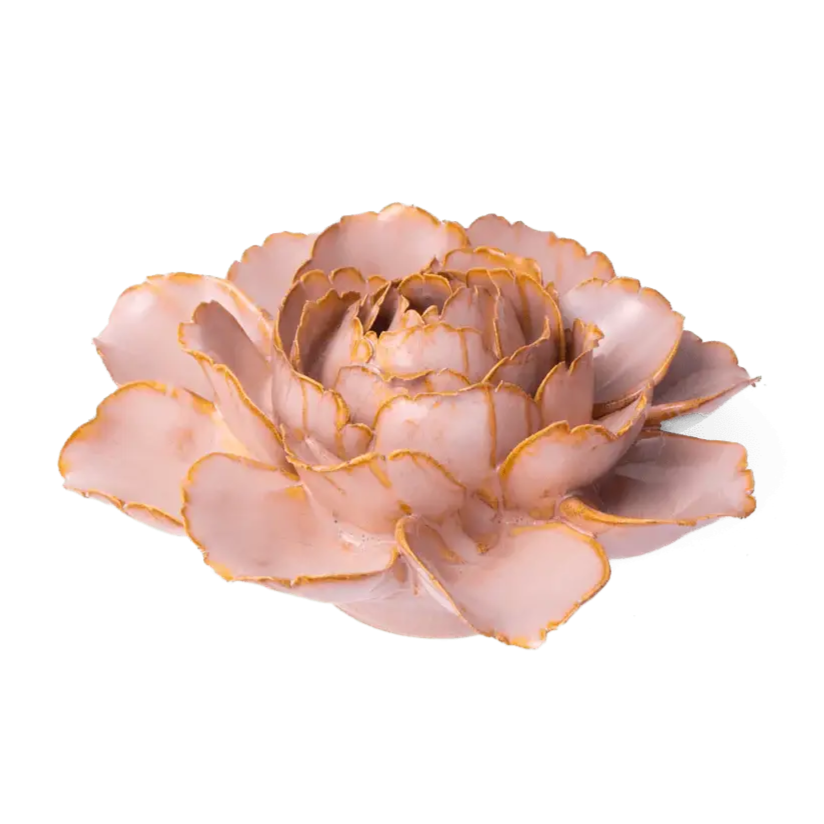 France Collection Ceramic Flower: Rose Pink Camellia - Freshie & Zero Studio Shop