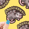 Screaming Possums Vinyl Sticker - Freshie & Zero Studio Shop