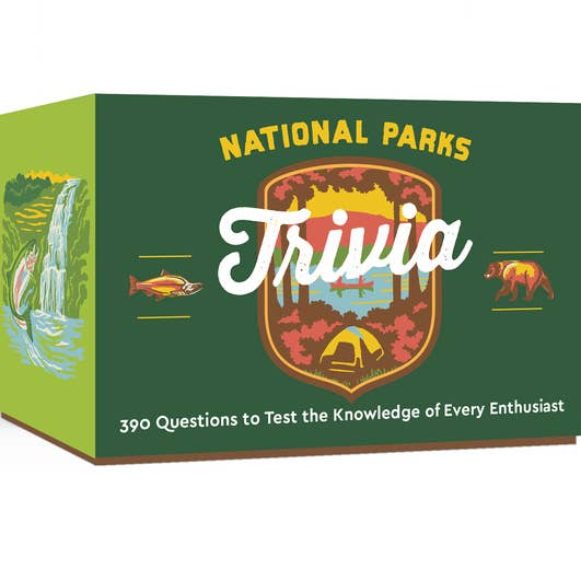 National Parks Trivia Card Game - Freshie & Zero Studio Shop