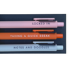 Studious Jotter Gel Pen: Set of 3 - Freshie & Zero Studio Shop